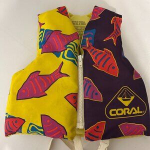 CHILDS CORAL SMALL LIFE JACKET
